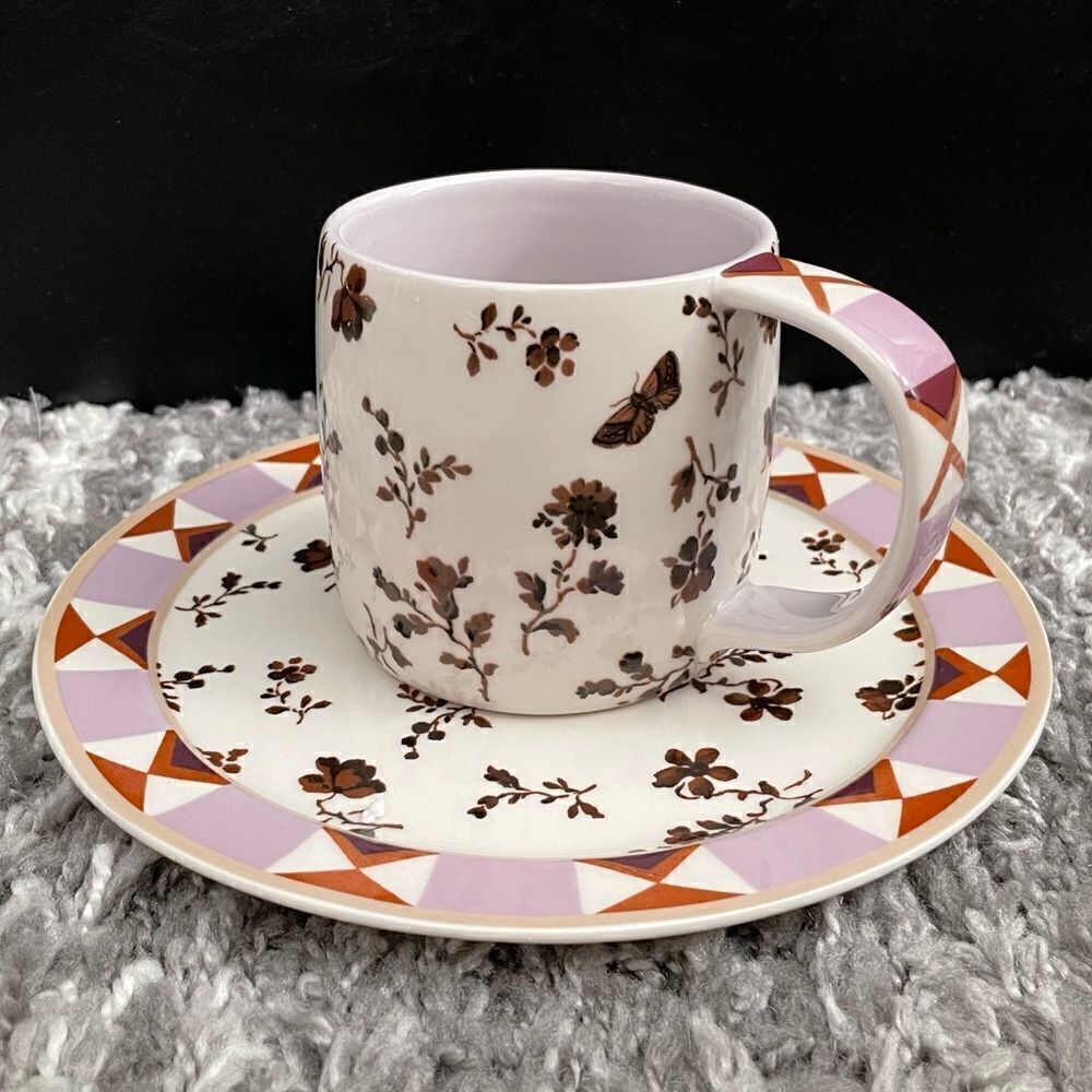 NIB Anthropologie Loren Mug & Dessert
Plate Set